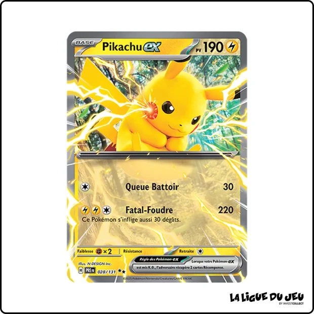 Ultra - Pokemon - Évolutions Prismatiques - Pikachu ex 28/131