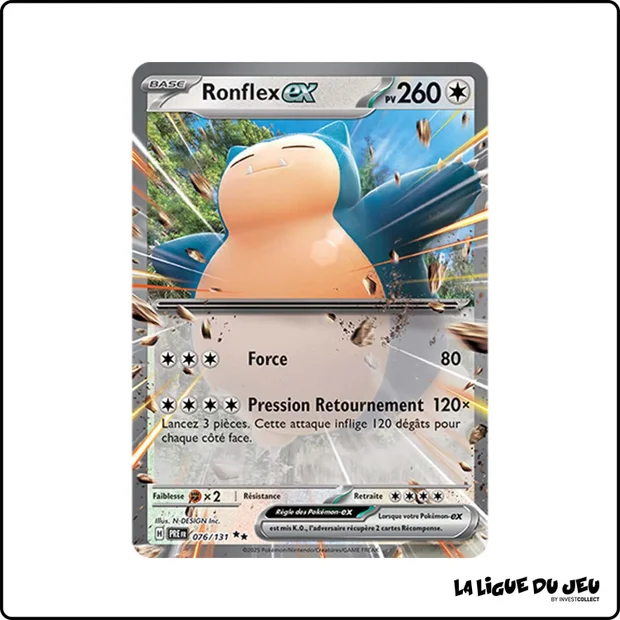 Ultra - Pokemon - Évolutions Prismatiques - Ronflex ex 76/131