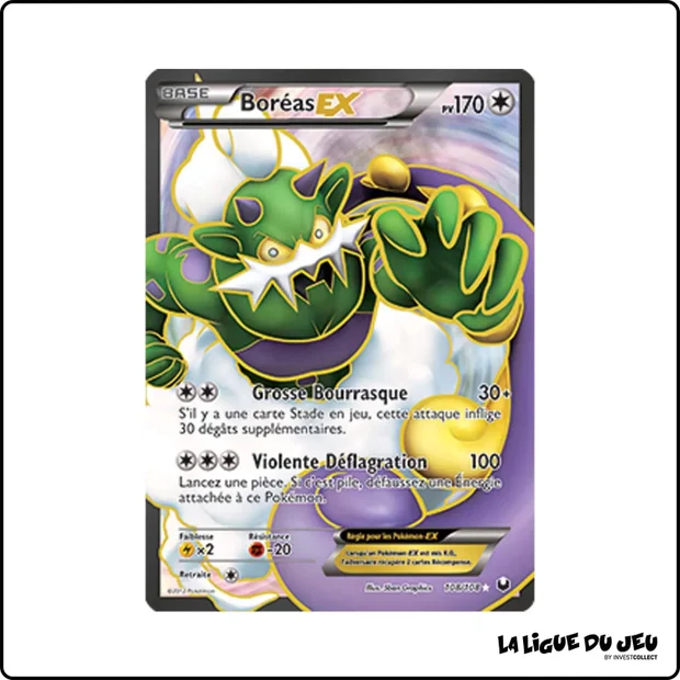 Ultra - Pokemon - Explorateurs Obscurs - Boréas EX 108/108