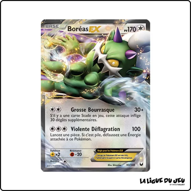 Ultra - Pokemon - Explorateurs Obscurs - Boréas EX 90/108
