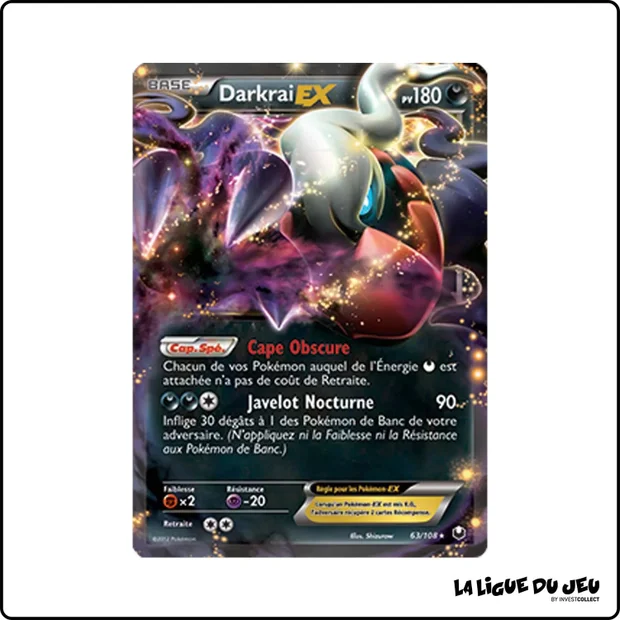 Ultra - Pokemon - Explorateurs Obscurs - Darkrai EX 63/108