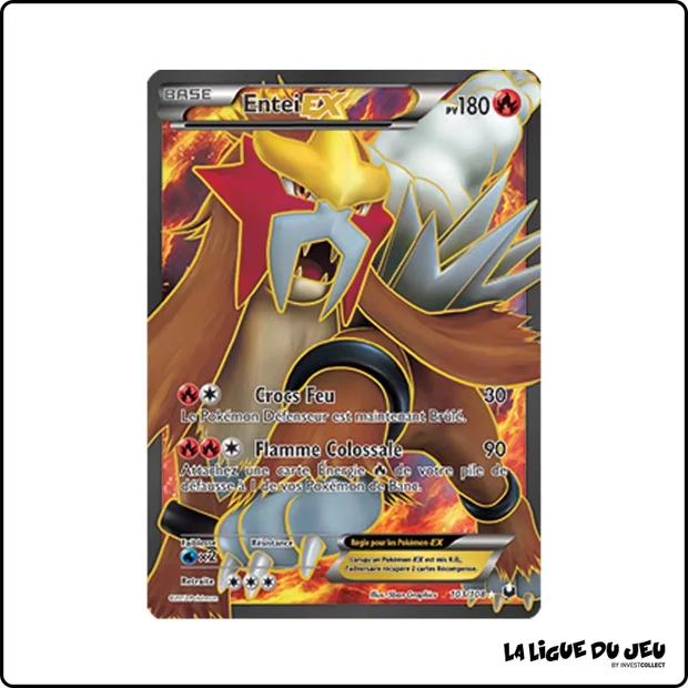 Ultra - Pokemon - Explorateurs Obscurs - Entei EX 103/108