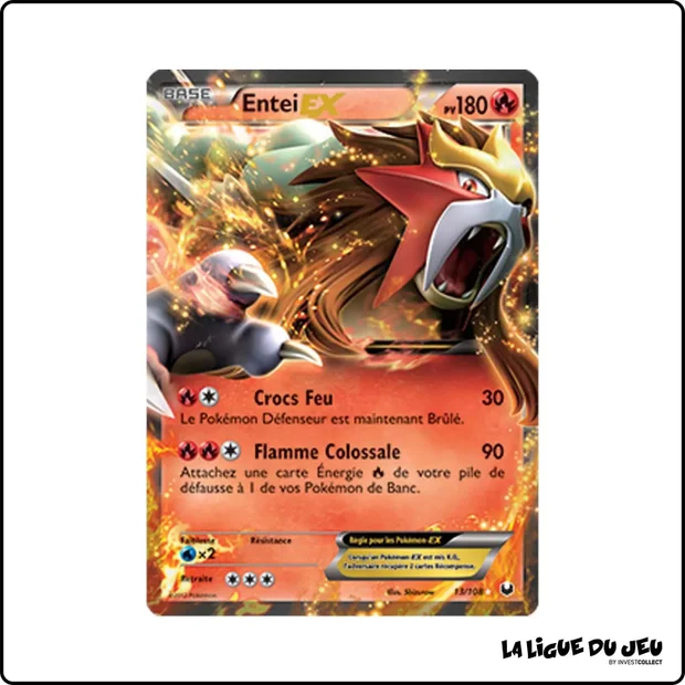 Ultra - Pokemon - Explorateurs Obscurs - Entei EX 13/108