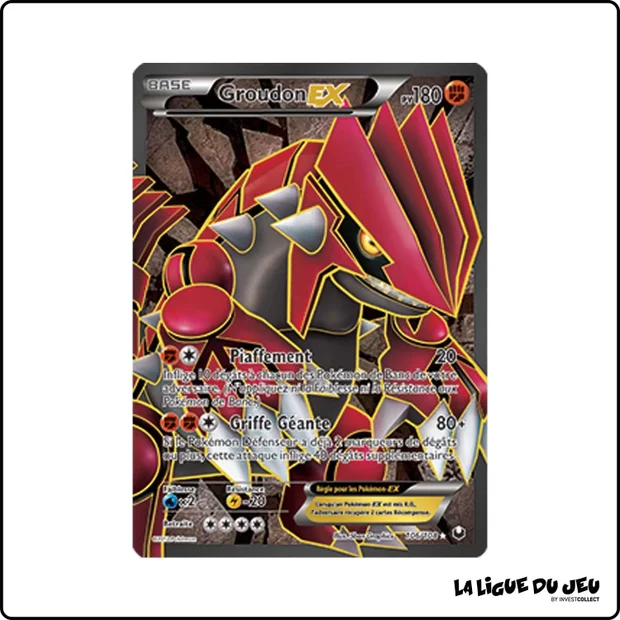 Ultra - Pokemon - Explorateurs Obscurs - Groudon EX 106/108