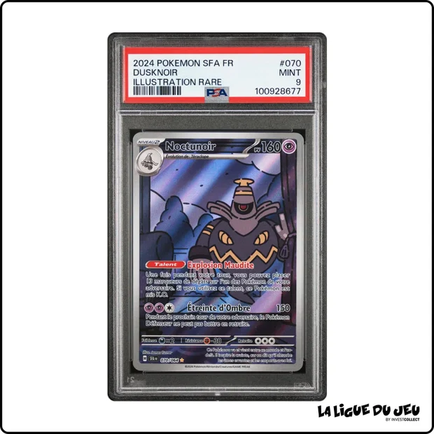 Ultra - Pokemon - Fable Nébuleuse - Noctunoir - 70/64 - PSA 9 - Français
