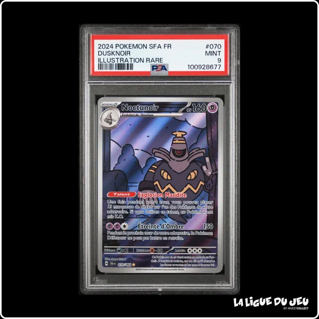 Ultra - Pokemon - Fable Nébuleuse - Noctunoir - 70/64 - PSA 9 - Français