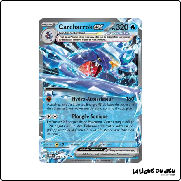 Ultra - Pokemon - Faille Paradoxe - Carchacrok-ex 38/182