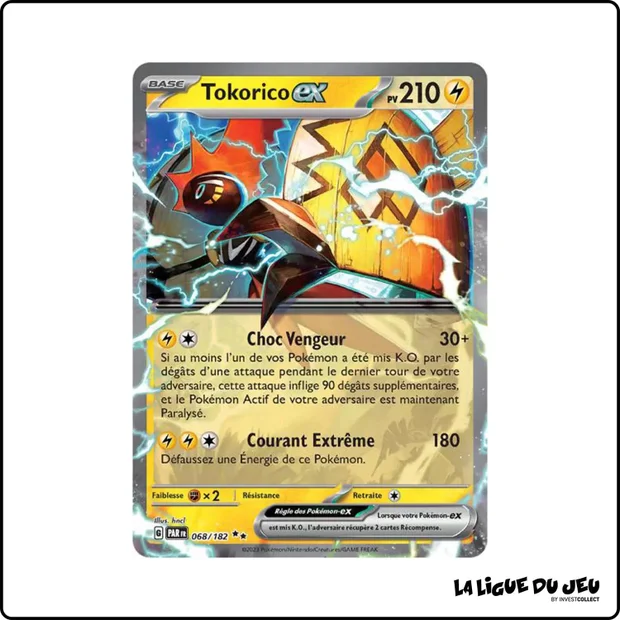 Ultra - Pokemon - Faille Paradoxe - Tokorico-ex 68/182