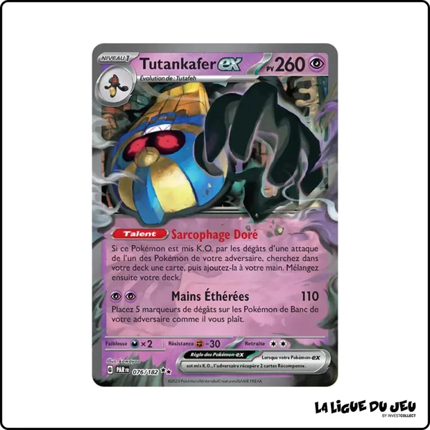 Ultra - Pokemon - Faille Paradoxe - Tutankafer-ex 76/182