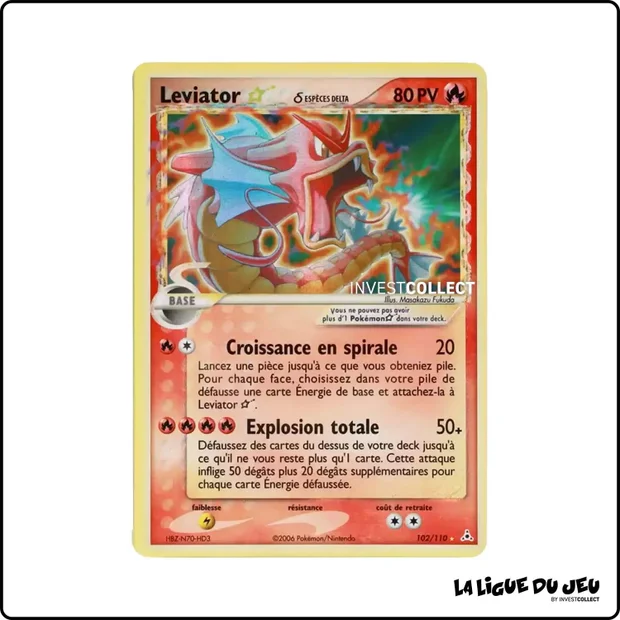 Ultra - Pokemon - Fantômes Holon - Leviator Star δ 102/110