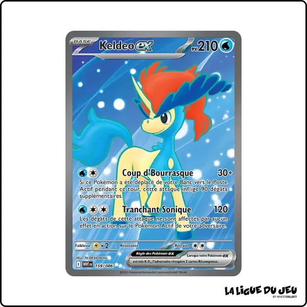 Ultra - Pokemon - Flamme Blanche - Keldeo ex 159/86