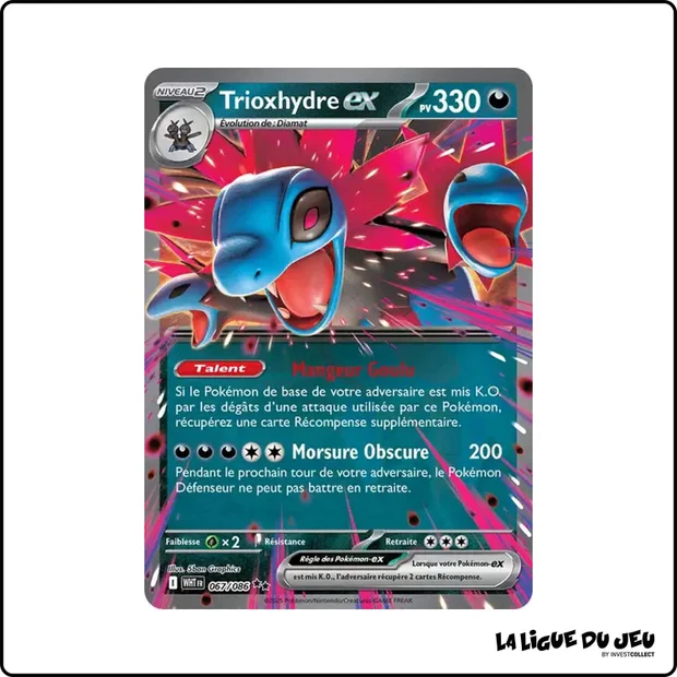 Ultra - Pokemon - Flamme Blanche - Trioxhydre ex 67/86