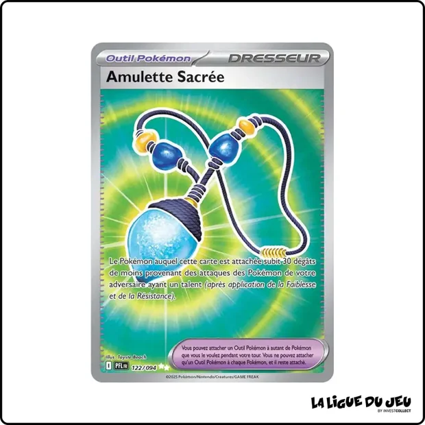 Ultra - Pokemon - Flammes Fantasmagoriques - Amulette Sacrée 122/94