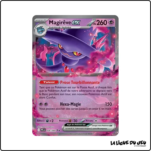 Ultra - Pokemon - Flammes Fantasmagoriques - Magirêve ex 36/94