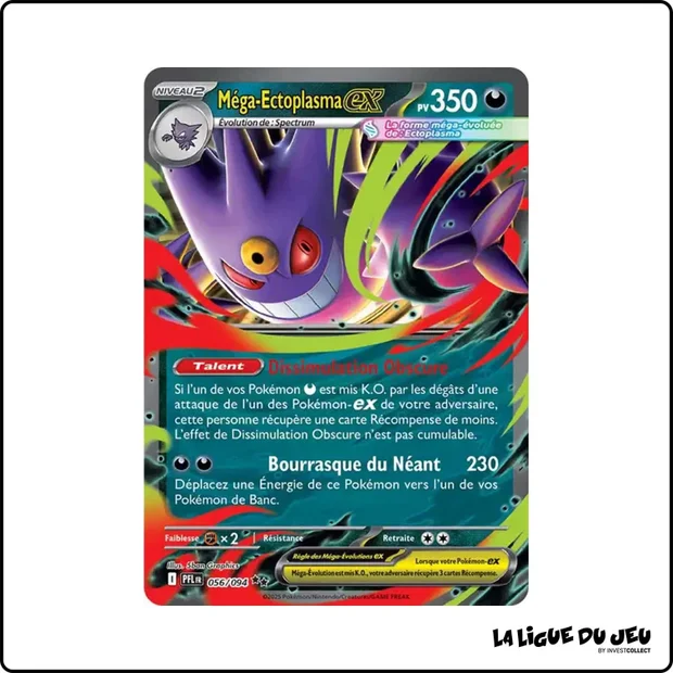 Ultra - Pokemon - Flammes Fantasmagoriques - Méga-Ectoplasma ex 56/94