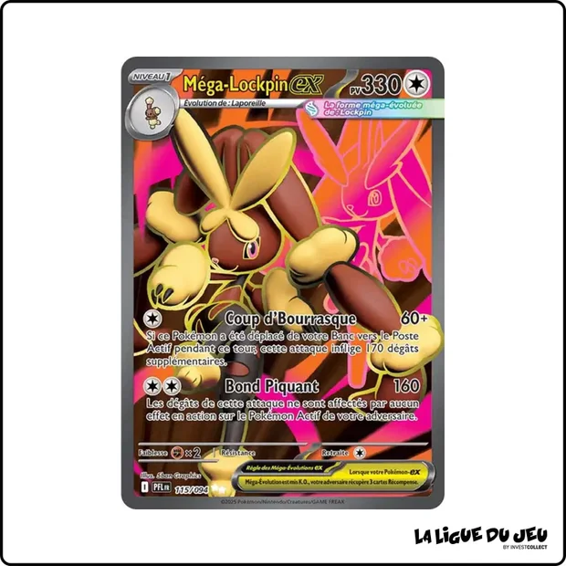 Ultra - Pokemon - Flammes Fantasmagoriques - Méga-Lockpin ex 115/94