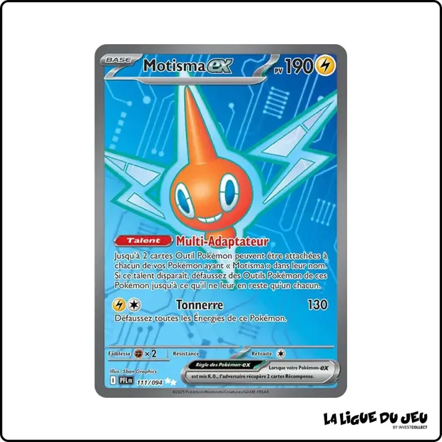 Ultra - Pokemon - Flammes Fantasmagoriques - Motisma ex 111/94