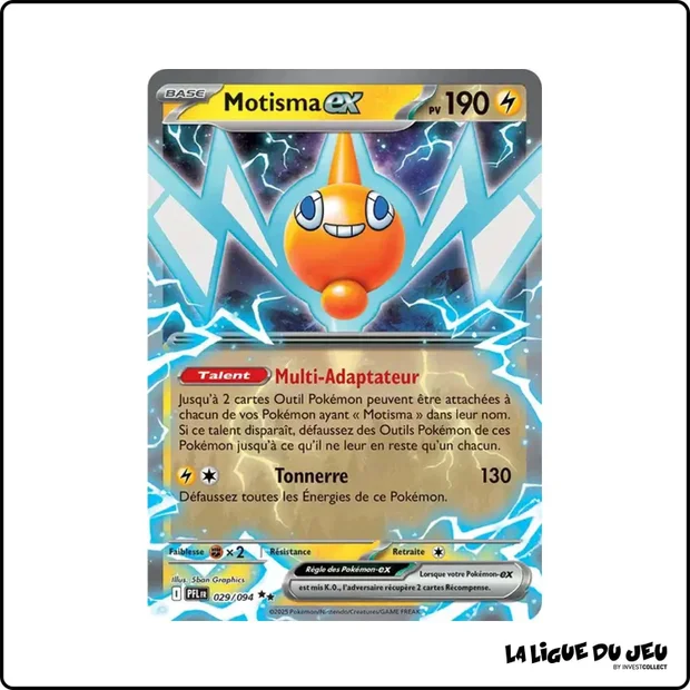 Ultra - Pokemon - Flammes Fantasmagoriques - Motisma ex 29/94