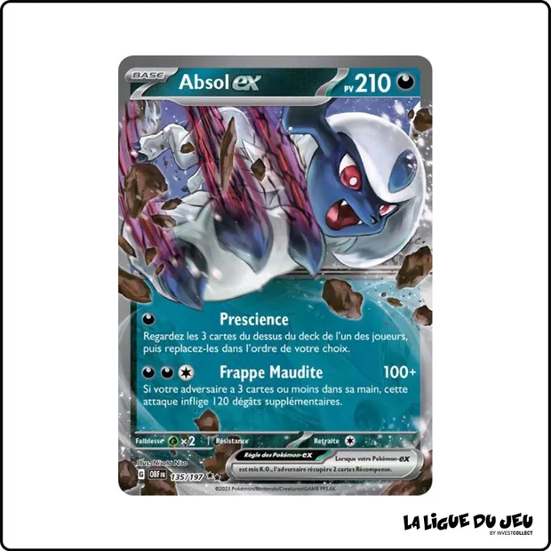 Ultra - Pokemon - Flammes Obsidiennes - Absol-ex 135/197