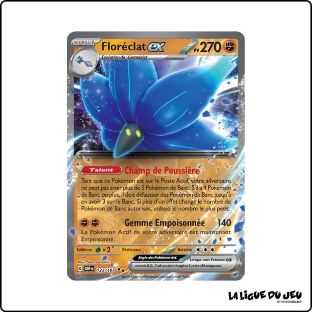 Ultra - Pokemon - Flammes Obsidiennes - Floréclat-ex 123/197