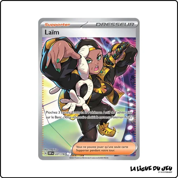 Ultra - Pokemon - Flammes Obsidiennes - Laïm 221/197