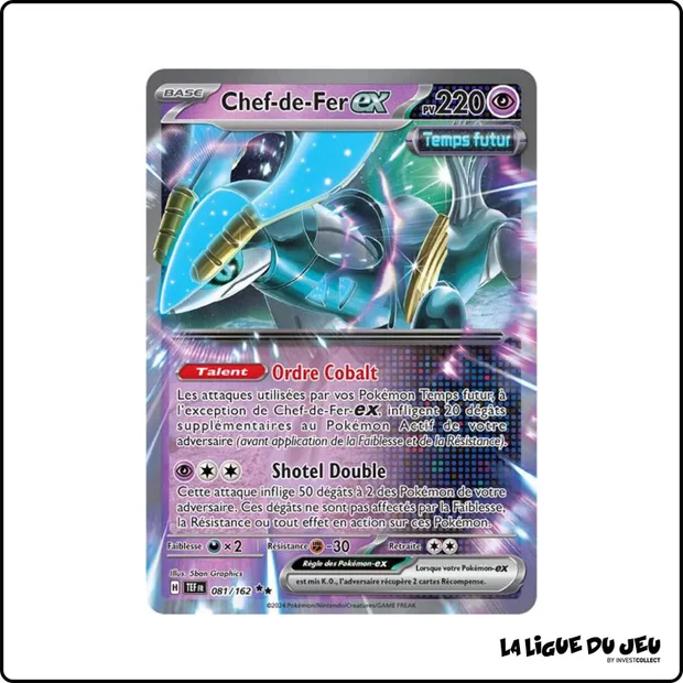 Ultra - Pokemon - Forces Temporelles - Chef-de-Fer-ex 81/162