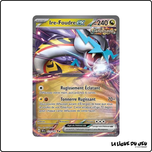 Ultra - Pokemon - Forces Temporelles - Ire-Foudre-ex 123/162