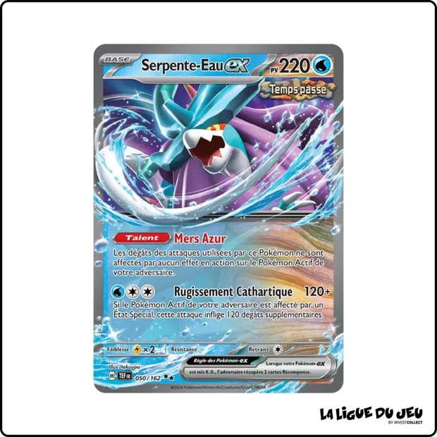Ultra - Pokemon - Forces Temporelles - Serpente-Eau-ex 50/162