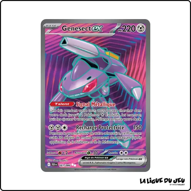 Ultra - Pokemon - Foudre Noire - Genesect ex 161/86