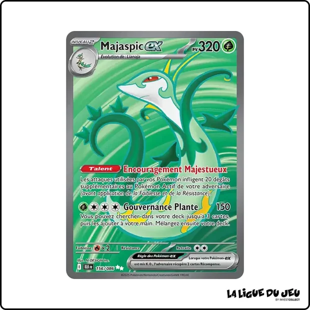 Ultra - Pokemon - Foudre Noire - Majaspic ex 156/86
