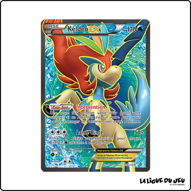 Ultra - Pokemon - Frontières Franchies - Keldeo EX 142/149