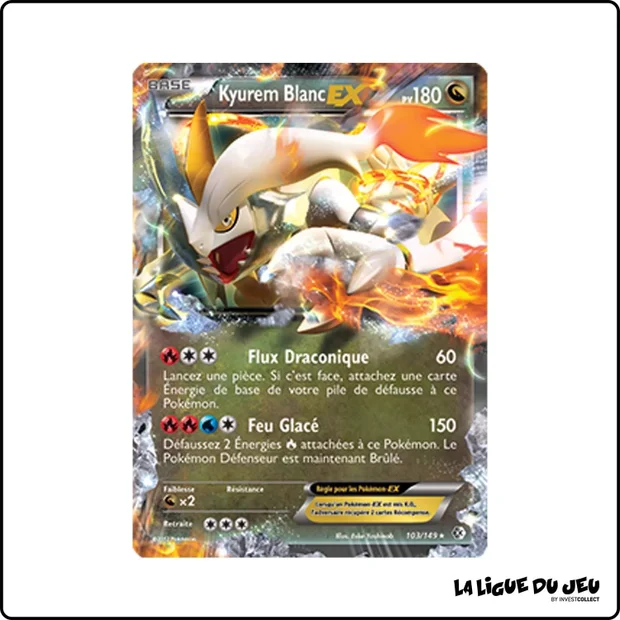 Ultra - Pokemon - Frontières Franchies - Kyurem Blanc EX 103/149