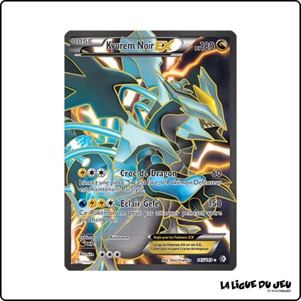 Ultra - Pokemon - Frontières Franchies - Kyurem Noir EX 145/149