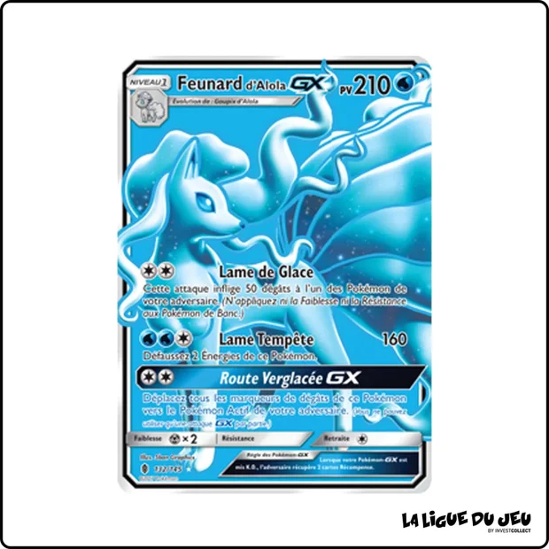 Ultra - Pokemon - Gardiens Ascendants - Feunard d'Alola GX 132/145