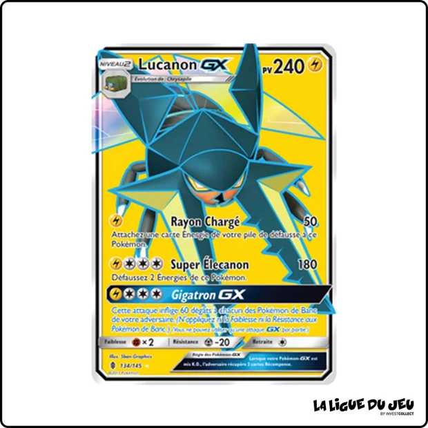 Ultra - Pokemon - Gardiens Ascendants - Lucanon GX 134/145