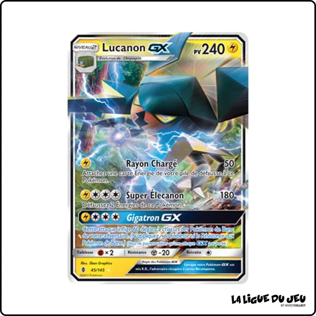 Ultra - Pokemon - Gardiens Ascendants - Lucanon GX 45/145