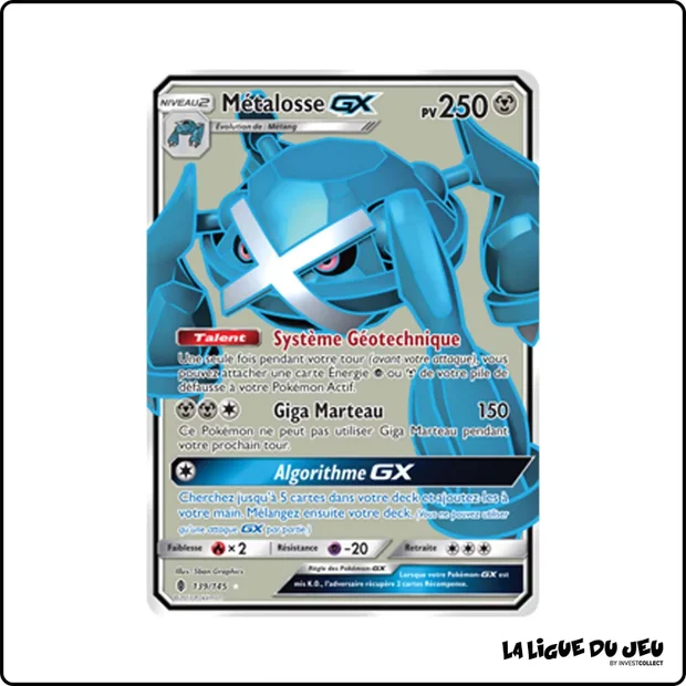 Ultra - Pokemon - Gardiens Ascendants - Métalosse GX 139/145