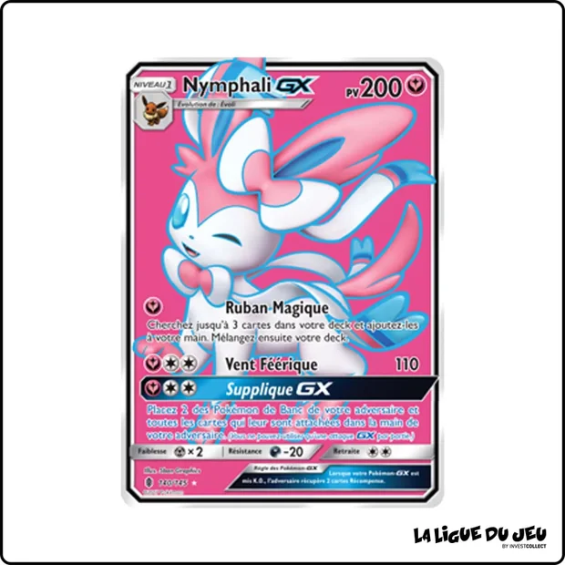 Ultra - Pokemon - Gardiens Ascendants - Nymphali GX 140/145