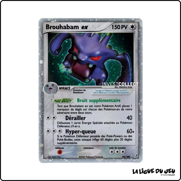 Ultra - Pokemon - Gardiens de Cristal - Brouhabam ex 92/100