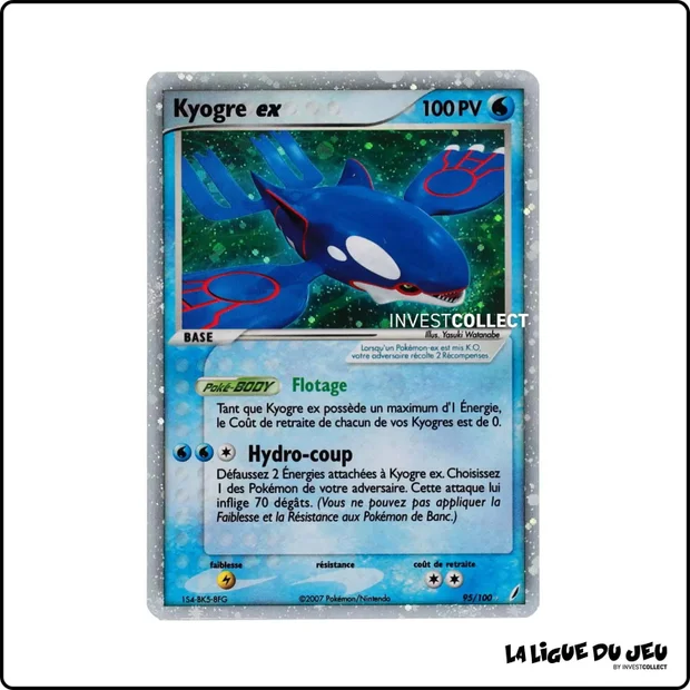 Ultra - Pokemon - Gardiens de Cristal - Kyogre ex 95/100