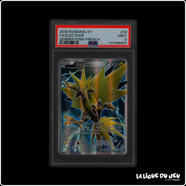 Ultra - Pokemon - Generations - Électhor - 29/83 - PSA 9 - Français