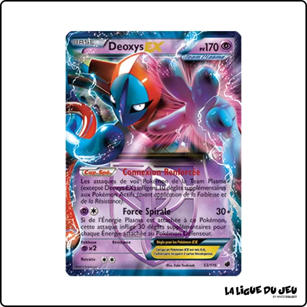 Ultra - Pokemon - Glaciation Plasma - Deoxys EX 53/116