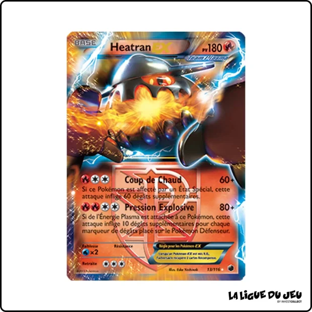 Ultra - Pokemon - Glaciation Plasma - Heatran EX 13/116