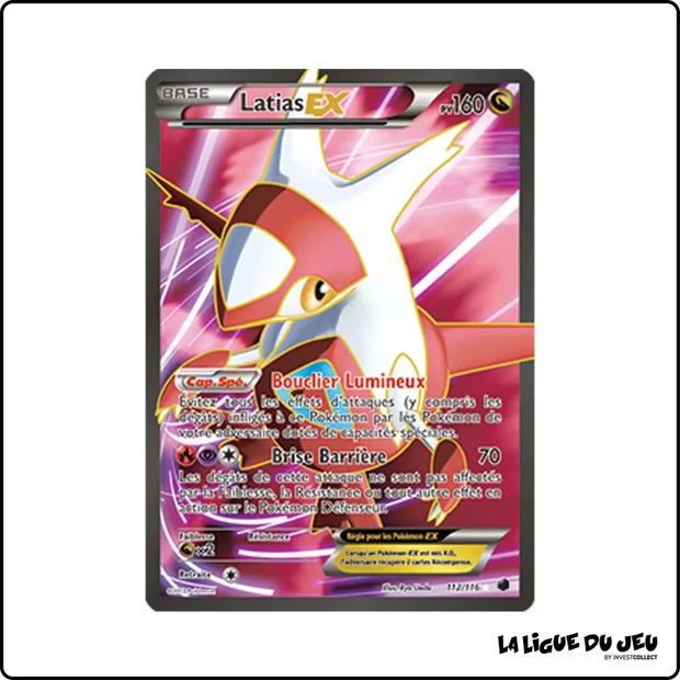 Ultra - Pokemon - Glaciation Plasma - Latias EX 112/116