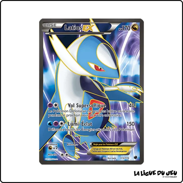 Ultra - Pokemon - Glaciation Plasma - Latios EX 113/116