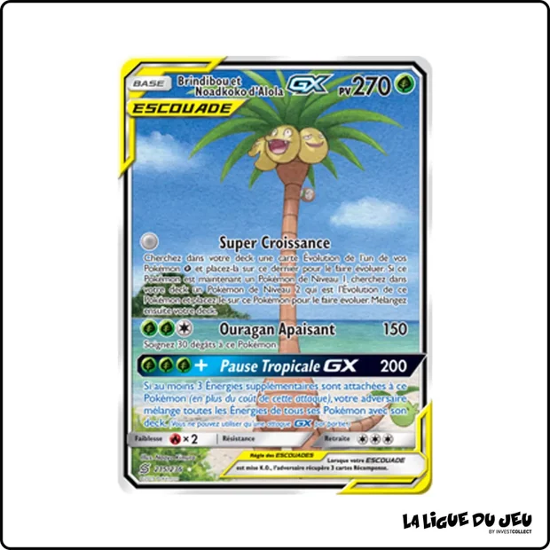 Ultra - Pokemon - Harmonie des Esprits - Brindibou et Noadkoko d'Alola GX 215/236