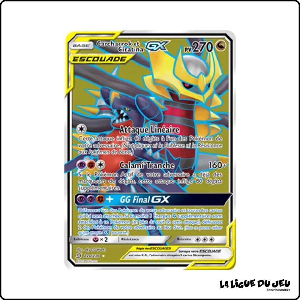 Ultra - Pokemon - Harmonie des Esprits - Carchacrok et Giratina GX 228/236