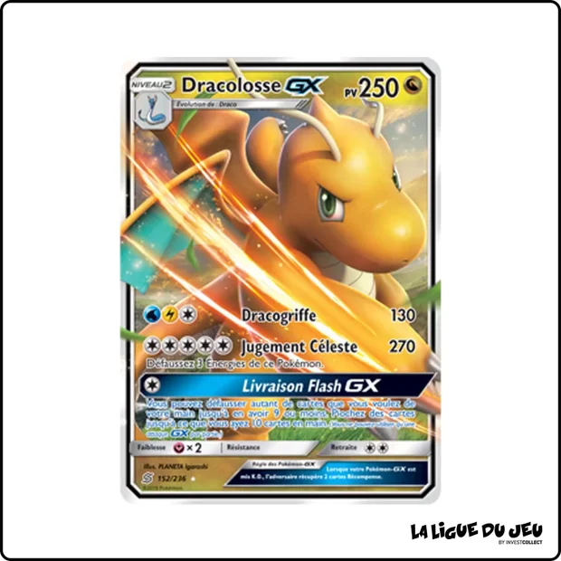 Ultra - Pokemon - Harmonie des Esprits - Dracolosse GX 152/236