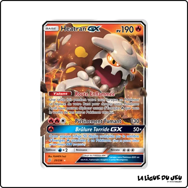 Ultra - Pokemon - Harmonie des Esprits - Heatran GX 25/236