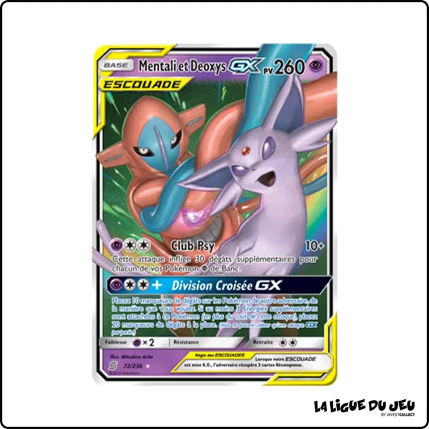 Ultra - Pokemon - Harmonie des Esprits - Mentali et Deoxys GX 72/236
